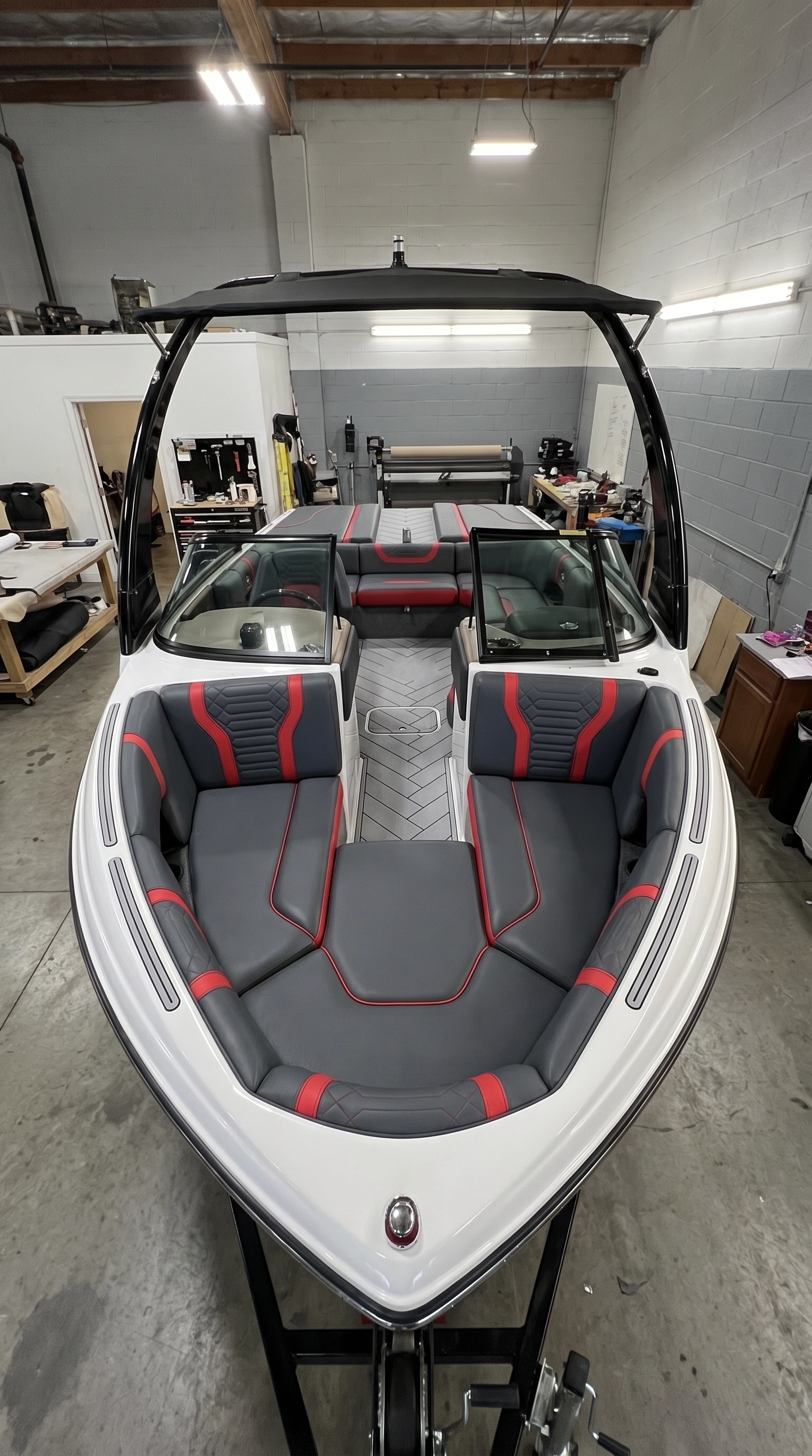 Custom boat seat reupholstery Fort Lauderdale